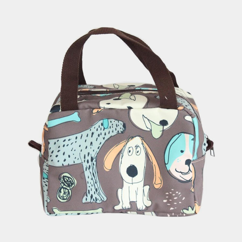 Lunch Bag - Doggie - Coklat