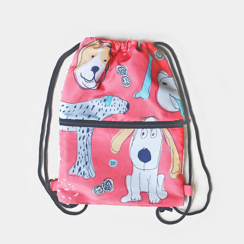 Drawstring Bag - Doggie - Orange